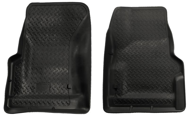Jeep Wrangler Floor Mats - Front - Husky Liners - Classic Style - Black - `97-`06